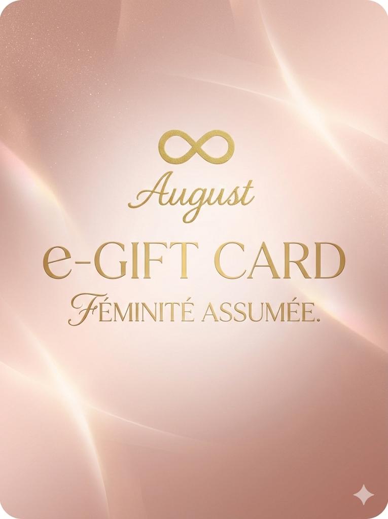Carte cadeau / Gift Card - 8 of August